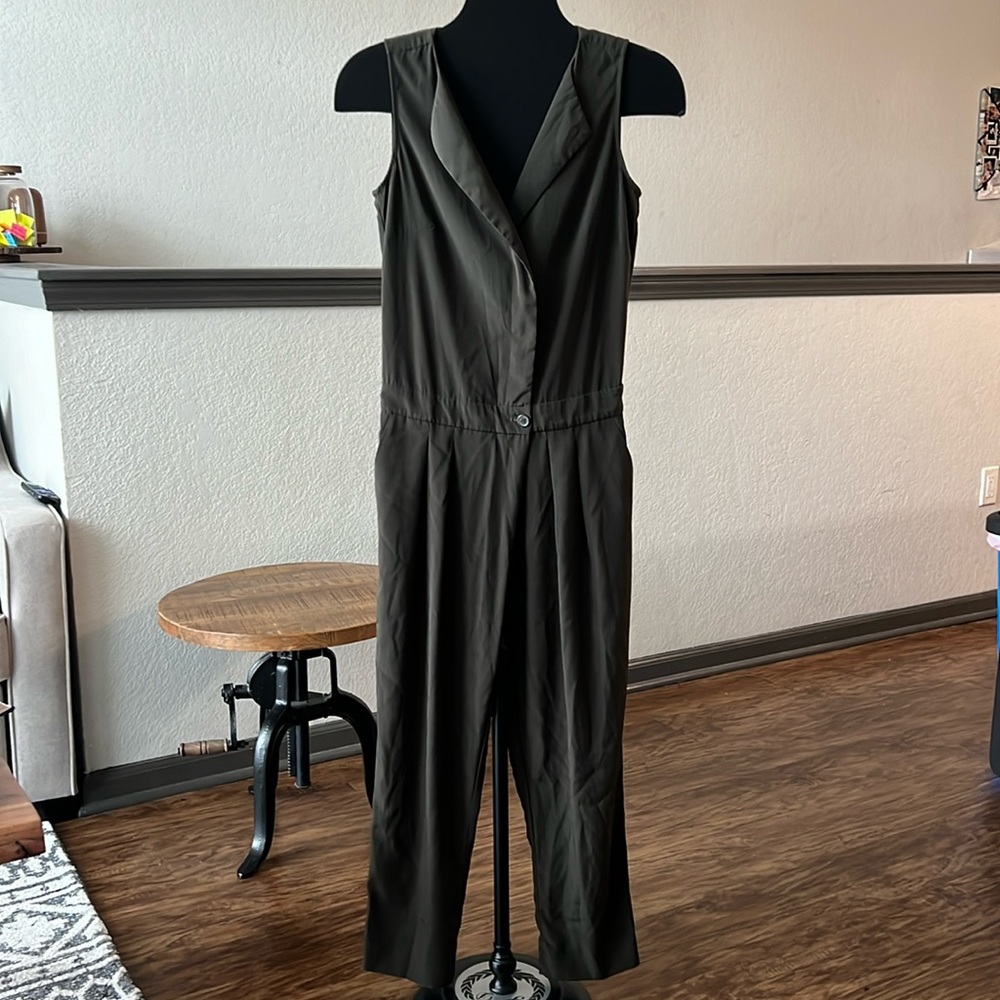 J Crew - olive green jumpsuit